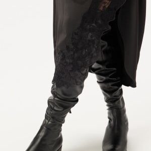 Steve Madden Courtside Overknee Boots Black Paris 38