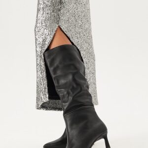 Steve Madden Lavan High Boots BLACK LEATHER 37