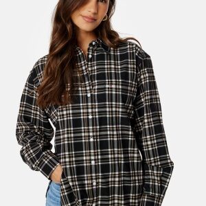 TOMMY JEANS Check Overshirt 0GR Black Check M