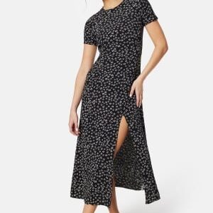 TOMMY JEANS Disty Midi Slit Dress 0GL Ditsy Daisy Aop M