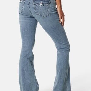 True Religion Becca Mid Rise Bootcut Flap Peak Spot 30