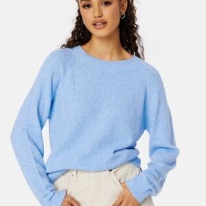 VERO MODA Vmdoffy LS O-Neck Blouse Little Boy Blue Detail:MELANGE XS