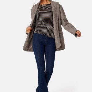 VERO MODA Fiona LS Boatneck Top Navy Blazer Stripes: XS