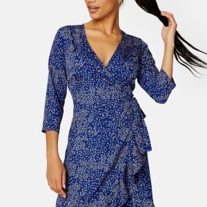 VERO MODA Henna 3/4 Wrap Dress Sodalite Blue XS