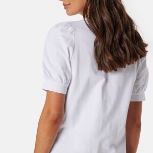 VERO MODA Vmkerry 2/4 O-Neck Top Bright White XS