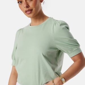 VERO MODA Vmkerry 2/4 O-Neck Top Silt Green XS