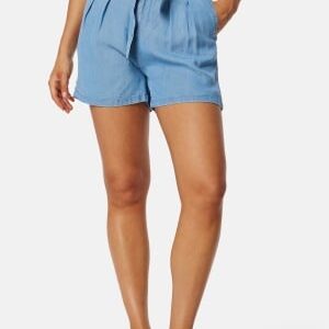 VERO MODA Mia Loose Summer Shorts Light Blue Denim L