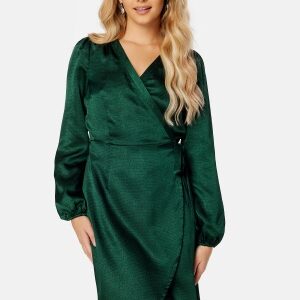 VERO MODA Sabi LS Wrap Dress Pine Grove XS