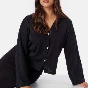 VERO MODA Vmellie Ls Cardigan Jrs Black XS