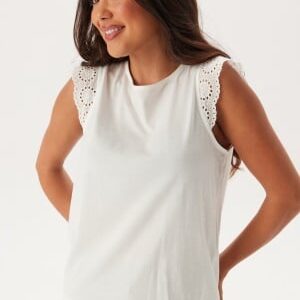 VERO MODA Vmemily SL gathering top Snow White XS