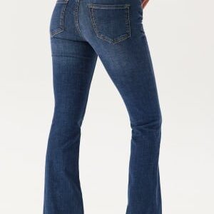 VERO MODA Vmflash Mr Flared Jeans Li3110 Dark Blue Denim S/30