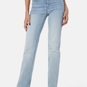 VERO MODA Vmflash Mr Straight Jeans Light Blue Denim S/30