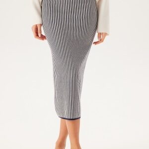 VERO MODA Vmgold Pinstripe Pencil 7/8 SK Navy Blazer Detail:w. Birch XS