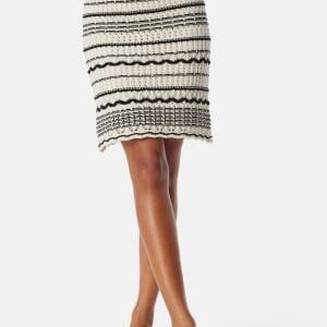 VERO MODA Vmminou Nw Short Skirt Birch Detail:w. Black S