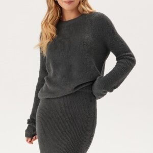 VERO MODA Vmpuff Ls O-neck Pullover Boo Asphalt XL