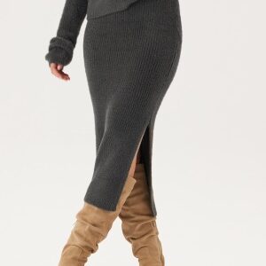 VERO MODA Vmpuff Nw Calf Pencil Skirt Bo Asphalt M