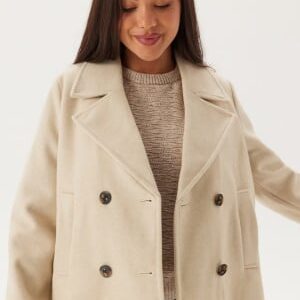 VERO MODA Vmvincemia Short Jacket Noos Oatmeal Detail:melange L