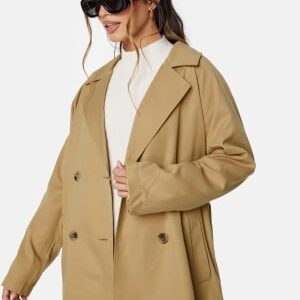 VILA Jancine L/S Trenchcoat Cornstalk 34