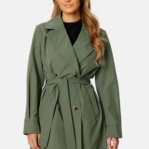 VILA Mersin Trenchcoat Duck Green Detail: F 34