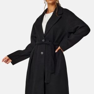 VILA Poko Long Coat Black 42