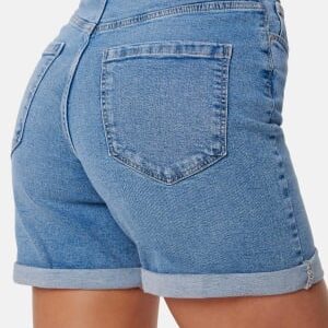 VILA Vijo High Waist shorts Light Blue Denim 42