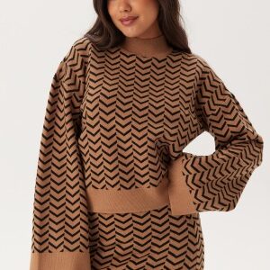 VILA Vilina Knit Pullover Tigers Eye XS