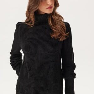 VILA Vilou New Rollneck L/S KNIT TO Black M