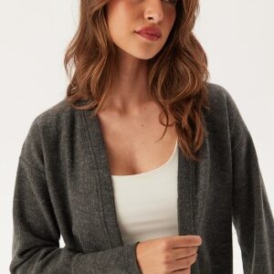 VILA Viluna L/S CARDIGAN CARDIGAN C Dark Grey Melange S