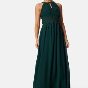 VILA Vimilina Halterneck Maxi Dress Scarab/Elastic 36