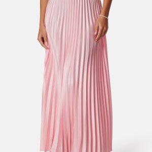 VILA Viplaza Plisse Long Skirt Silver Pink 36