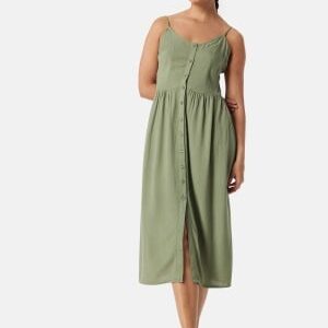 VILA Vipricil strap button dress Green 40