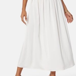 VILA Visalini midi skirt Cloud Dancer 40