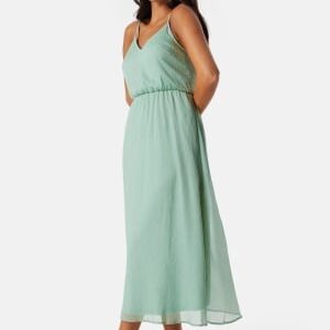 VILA Visiantha strap midi dress Swamp 34