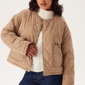 VILA Visibiria L/S POCKET JACKET PO Savannah Tan 36