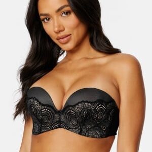 Wonderbra Glamour Perfect Strapless Bra Black 70D