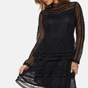 YAS Alberta LS New Lace Dress Black L