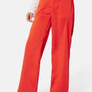 YAS Painterly HW Pant Fiery Red XS