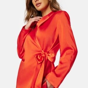 YAS Painterly LS Blazer Fiery Red S