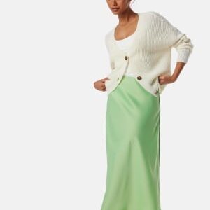 YAS Pella High Waist Midi Skirt Quiet Green XL