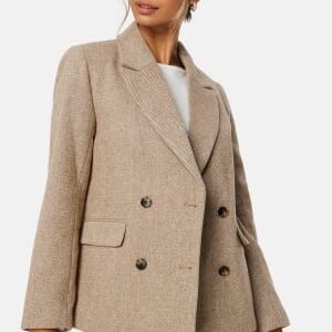 YAS Summer LS Wool Mix Blazer Toasted Coconut L