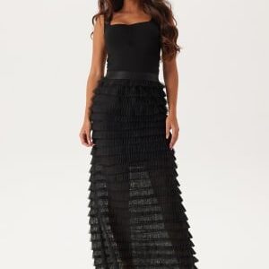 YAS Yaskira Hw Tulle Long Skirt Black S