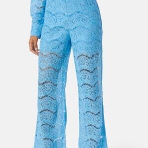 YAS Yaslarisso HW Lace Pants Blue XS