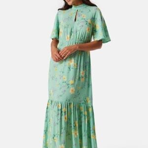 YAS Yasmoki 2/4 Long Dress Green S