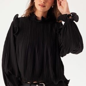 YAS Yasphilina Ls High Neck Top S. Black S