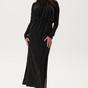 YAS Yasyen Ls Long Dress Black Detail:black Lurex S