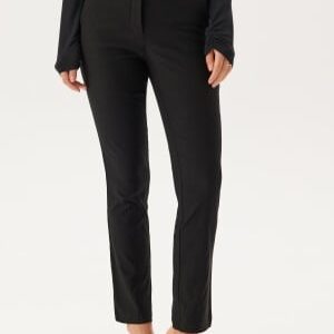 BUBBLEROOM High Waist Stretchy Front Pocket Trousers Black 40