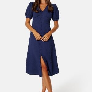 BUBBLEROOM Petronella Structure Dress Blue 44