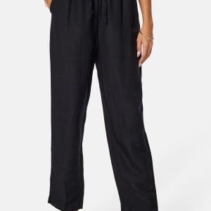 BUBBLEROOM Linen Blend Pants Black XS