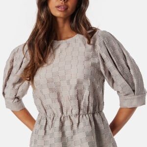 BUBBLEROOM Structured Blouse Nougat XS