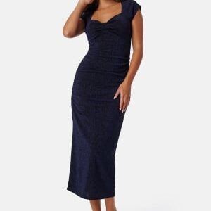 BUBBLEROOM Sweatheart Sparkling Dress Navy M